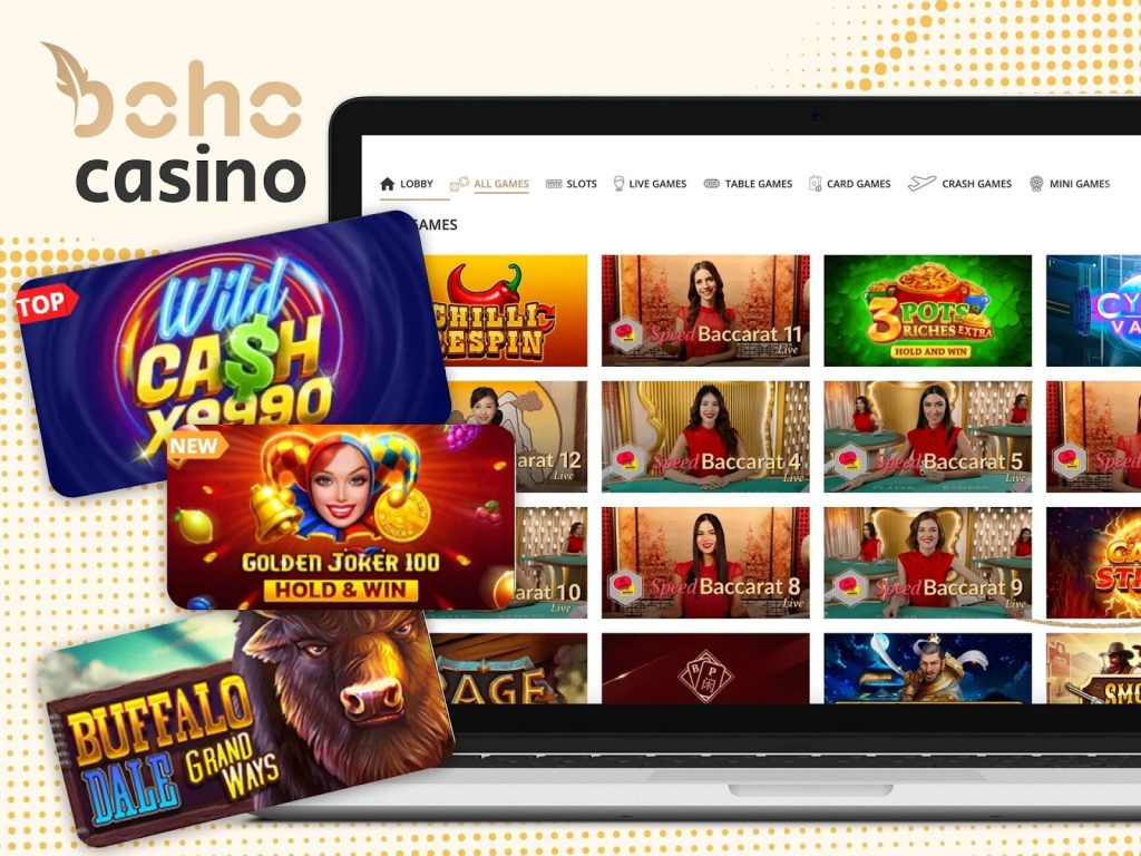How to Play Casino Games in the Boho Casino App?