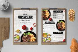 Creative menu designs that grab attention